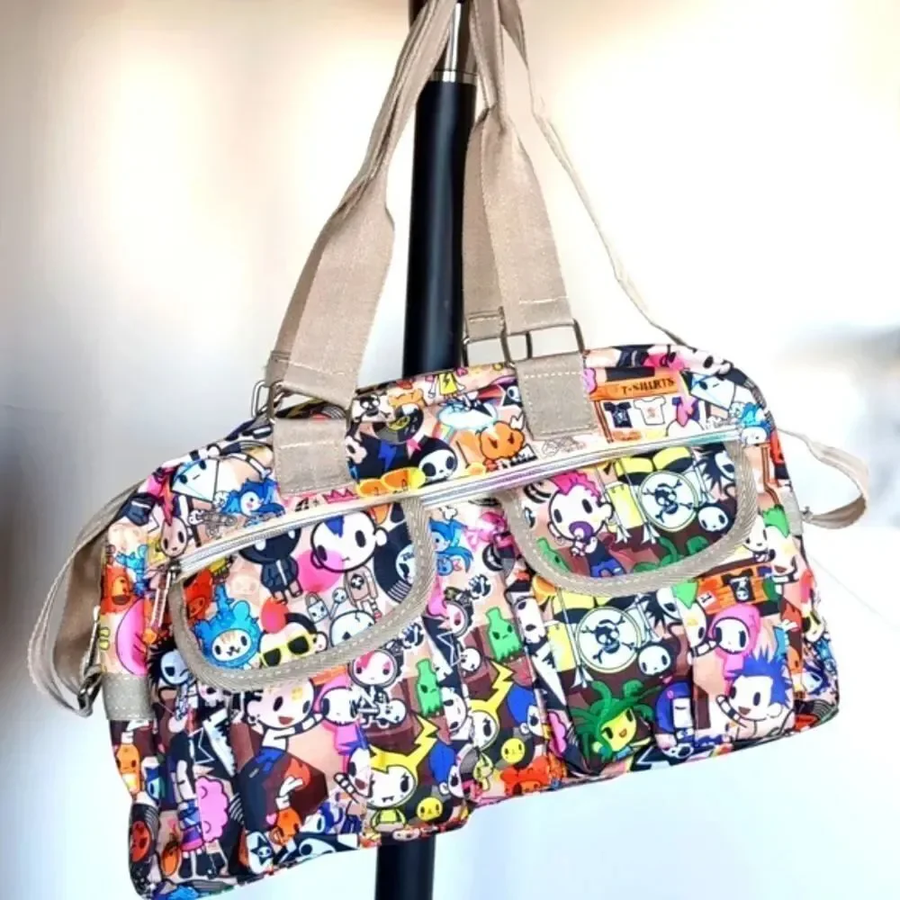 Tokidoki ProSportsac Med Duffel Weekender Bag Pockets Kawaii Japan Anime…